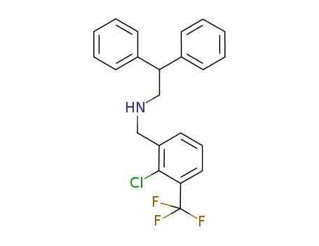 Molecular Structure of 405911-35-5 (BenzeneethanaMine, N-[[2-chloro-3-(trifluoroMethyl)phenyl]Methyl]-b-phenyl-)