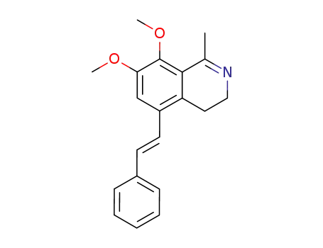 7,8-Dimethoxy-1-methyl-5-((E)-styryl)-3,4-dihydro-isoquinoline