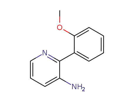 Molecular Structure of 886508-09-4 (2-(2-METHOXY-PHENYL)-PYRIDIN-3-YLAMINE)