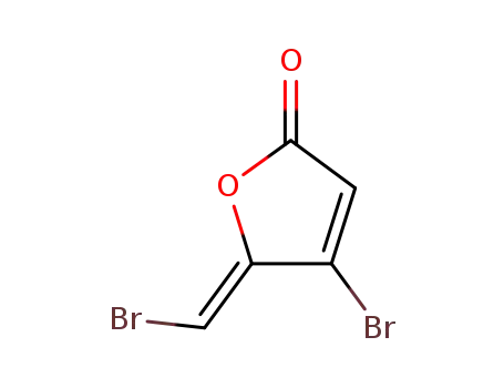 Molecular Structure of 32323-47-0 (2(5H)-Furanone, 4-bromo-5-(bromomethylene)-)