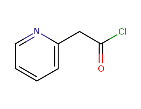 Molecular Structure of 144659-13-2 (2-(pyridin-2-yl)acetyl chloride)