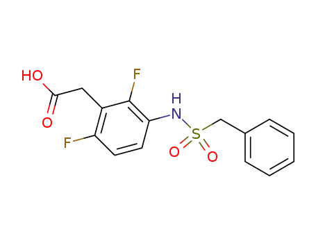 {3-[(benzylsulfonyl)amino]-2,6-difluorophenyl}acetic acid