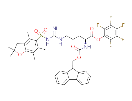 Molecular Structure of 200132-33-8 (Fmoc-D-Arg(Pbf)-opfp)