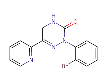 2-(2-bromophenyl)-6-(pyridin-2-yl)-2,3,4,5-tetrahydro-1,2,4-triazin-3-one