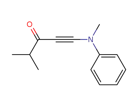 4-Methyl-1-(N-methylanilino)-1-pentin-3-on