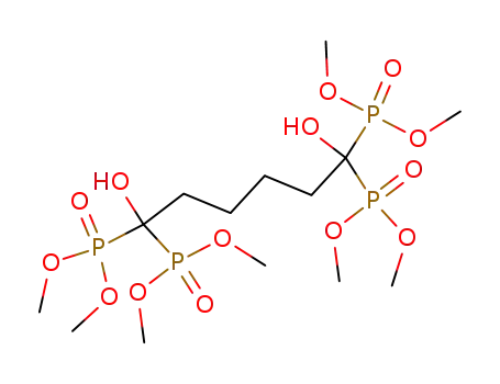 Molecular Structure of 123746-93-0 (octamethyl 1,6-dihydroxyhexan-1,1,6,6-tetrakisphosphonate)