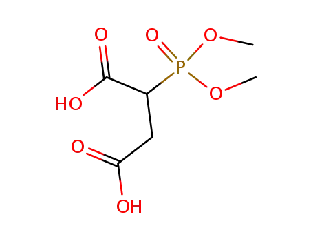 Molecular Structure of 92780-64-8 (Butanedioic acid, (dimethoxyphosphinyl)-)