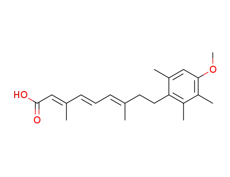 2,4,6-Nonatrienoic acid,
9-(4-methoxy-2,3,6-trimethylphenyl)-3,7-dimethyl-, (E,E,E)-