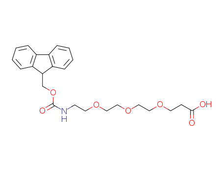 1-(9H-Fluoren-9-yl)-3-oxo-2,7,10,13-tetraoxa-4-azahexadecan-16-oic acid