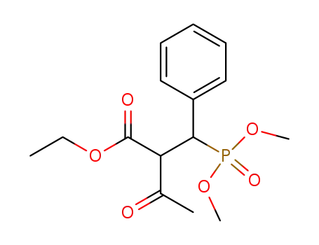 Benzenepropanoic acid, a-acetyl-b-(dimethoxyphosphinyl)-, ethyl ester