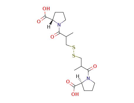 L-Proline, 1,1'-[dithiobis(2-methyl-1-oxo-3,1-propanediyl)]bis-