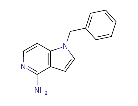 Molecular Structure of 60290-18-8 (1-benzyl-4-amine-1H-pyrrolo[3,2-c]pyridine)