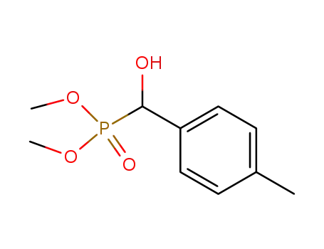 Molecular Structure of 100134-07-4 (dimethyl 1-hydroxy-1-(4-methylphenyl)methylphosphonate)