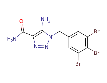 Molecular Structure of 1346427-28-8 (C<sub>10</sub>H<sub>8</sub>Br<sub>3</sub>N<sub>5</sub>O)