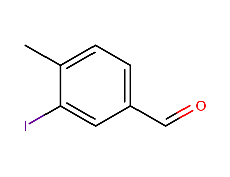 Molecular Structure of 58586-55-3 (3-IODO-4-METHYL-BENZALDEHYDE)