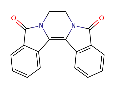 Molecular Structure of 22282-57-1 (7,8-dihydropyrazino[2,1-a:3,4-a']diisoindole-5,10-dione)