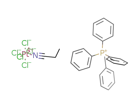 [Ph<sub>3</sub>PCH<sub>2</sub>Ph][PtCl<sub>5</sub>(EtCN)]