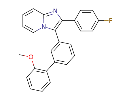2-(4-fluorophenyl)-3-(2'-methoxybiphenyl-3-yl)imidazo[1,2-a]pyridine