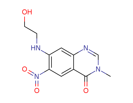 7-(2-hydroxyethylamino)-3-methyl-6-nitro-quinazolin-4-one cas  81946-05-6