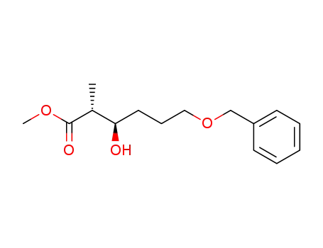 (2R,3R)-6-benzyloxy-3-hydroxy-2-methyl-hexanoic acid methyl ester