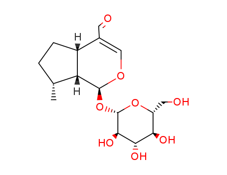 (1S)-1-(β-D-Glucopyranosyloxy)-1,4aα,5,6,7,7aα-hexahydro-7β-methylcyclopenta[c]pyran-4-carbaldehyde