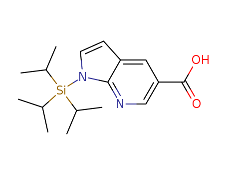 1-(Triisopropylsilanyl)-1H-pyrrolo[2,3-b]pyridin-5-carboxylicacid