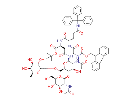 Molecular Structure of 622830-71-1 (C<sub>71</sub>H<sub>87</sub>N<sub>7</sub>O<sub>22</sub>)