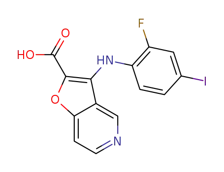 C<sub>14</sub>H<sub>8</sub>FIN<sub>2</sub>O<sub>3</sub>