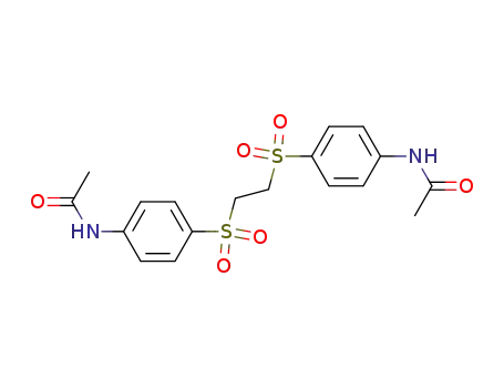 N-[4-[2-(4-acetamidophenyl)sulfonylethylsulfonyl]phenyl]acetamide