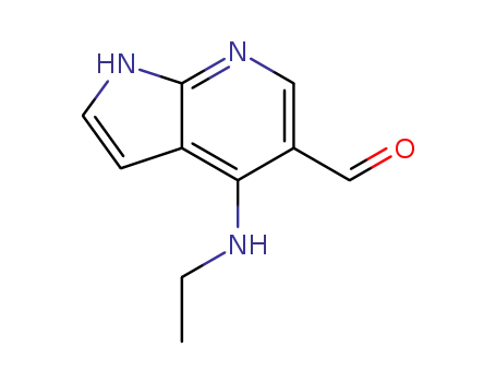 4-(ethylamino)-1H-pyrrolo[2,3-b]pyridine-5-carbaldehyde