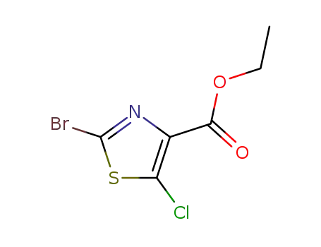 Molecular Structure of 425392-44-5 (ETHYL 2-BROMO-5-CHLOROTHIAZOLE-4-CARBOXYLATE)