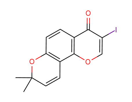 3-iodo-8,8-dimethylpyrano[2,3-f]chromen-4(8H)-one