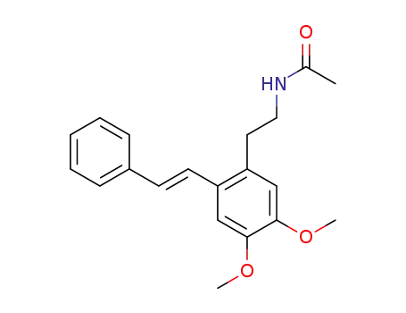 N-{2-[4,5-Dimethoxy-2-((E)-styryl)-phenyl]-ethyl}-acetamide