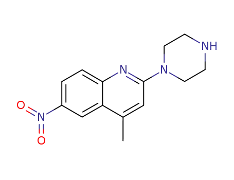4-methyl-6-nitro-2-piperazino-quinoline