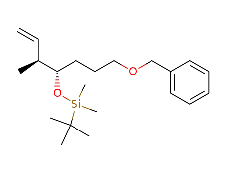 Silane,
(1,1-dimethylethyl)dimethyl[[(1S,2S)-2-methyl-1-[3-(phenylmethoxy)prop
yl]-3-butenyl]oxy]-