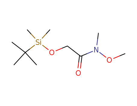 N-methoxy-N-methyl-2-(1,1,2,2-tetramethyl-1-silapropoxy)acetamide