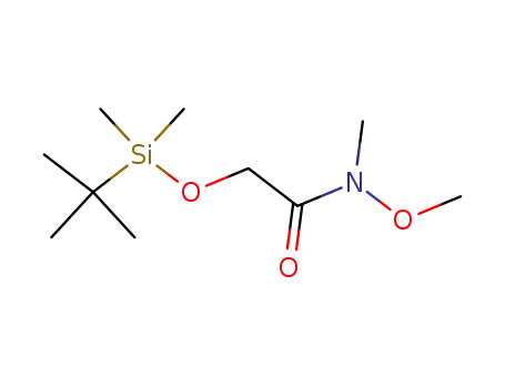 Acetamide,
2-[[(1,1-dimethylethyl)dimethylsilyl]oxy]-N-methoxy-N-methyl-