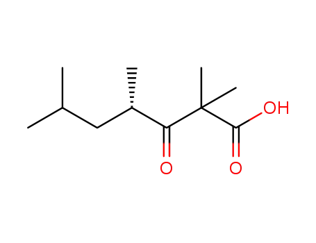 (S)-2,2,4,6-tetramethyl-3-oxoheptanoic acid