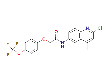 N-(2-chloro-4-methylquinolin-6-yl)-2-(4-trifluoromethoxyphenoxy)acetamide