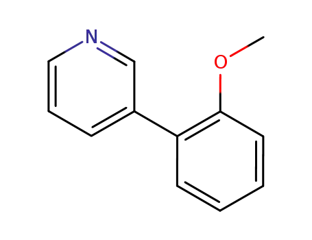 Molecular Structure of 5958-01-0 (3-(2-METHOXYPHENYL)PYRIDINE)