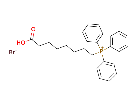 Molecular Structure of 52956-93-1 (Phosphonium, (7-carboxyheptyl)triphenyl-, bromide)