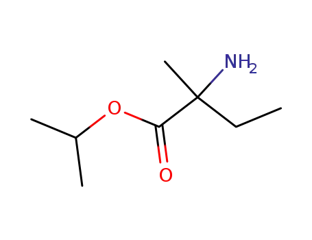Molecular Structure of 700338-19-8 (Isovaline, 1-methylethyl ester (9CI))