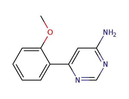 Molecular Structure of 1142004-97-4 (6-(2-methoxyphenyl)pyrimidin-4-amine)