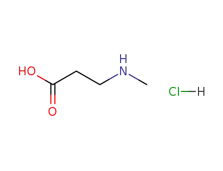 Molecular Structure of 65845-56-9 (N-Methyl-b-alanine HCl)