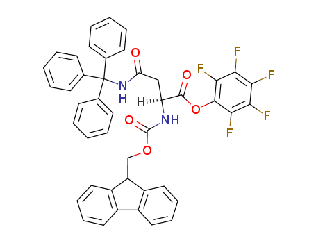 (S)-Perfluorophenyl 2-((((9H-fluoren-9-yl)methoxy)carbonyl)amino)-4-oxo-4-(tritylamino)butanoate