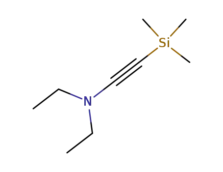 Molecular Structure of 33567-68-9 (Ethynamine, N,N-diethyl-2-(trimethylsilyl)-)