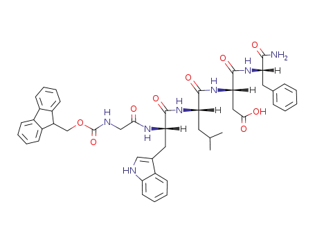 9-Fluorenylmethyloxycarbonyl-glycyl-L-tryptophyl-L-leucyl-L-aspartyl-L-phenylalaninamide