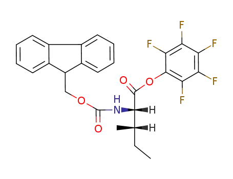 Molecular Structure of 86060-89-1 (FMOC-ILE-OPFP)