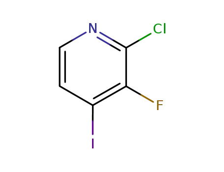 Molecular Structure of 148639-07-0 (2-CHLORO-3-FLUORO-4-IODOPYRIDINE)