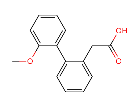 Molecular Structure of 182355-39-1 (2-BIPHENYL-(2'-METHOXY)ACETIC ACID)